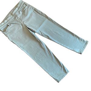 Gloria Vanderbilt All-Around Slimming Effect bottle green stretch ankle jeans 8